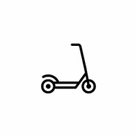 à vélo / scooter