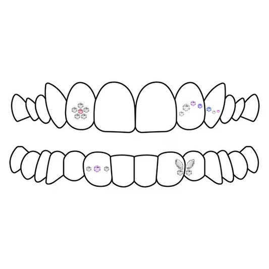 motifs avec cristaux